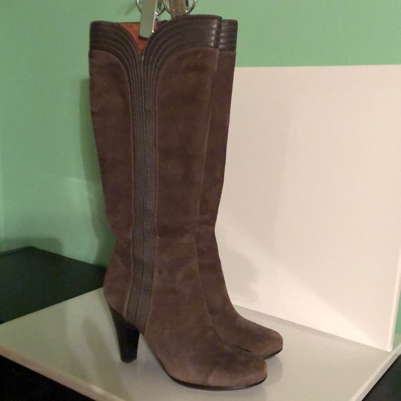 Sofft Shoes - Sofft Knee-High Purple Boots. Gently Used.